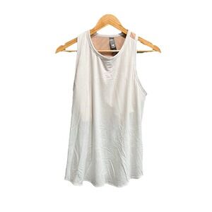 Shebird White Shelf Bra Women's Tank Top Size 4